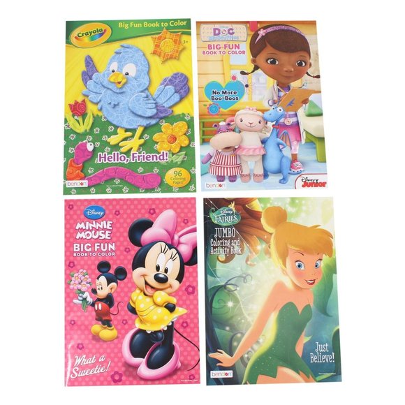 Big Coloring And Activity Books Set, 4 Pack - Picture 1 of 2